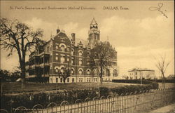 St. Paul's Sanitarium and Southwestern Medical University Postcard