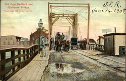 Old New Bedford and Fairhaven Bridge Postcard