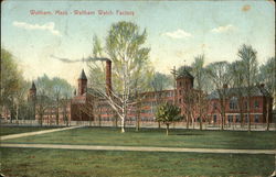 Waltham Watch Factory Postcard