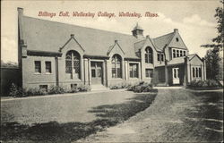 Billings Hall, Wellesley College Massachusetts Postcard Postcard Postcard