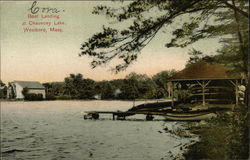 Boat Landing at Chauncey Lake Postcard