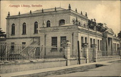 Carnegie Library Bridgetown, Barbados Caribbean Islands Postcard Postcard Postcard