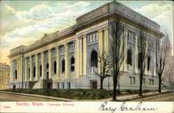 Carnegie Library Seattle, WA Postcard Postcard Postcard