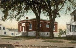 The BH Bartol Library and Carnegie Building Postcard