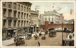 Massasoit House and R. R. Arch Postcard