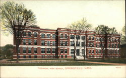 Technical High School Springfield, MA Postcard Postcard Postcard