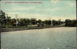 Causeway, Lake Quinsigamond Postcard