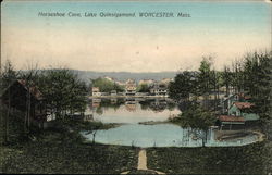 Horseshoe Cove at Lake Quinsigamond Postcard