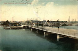 New Bedford and Fairhaven Bridge Massachusetts Postcard Postcard Postcard