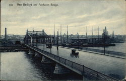 New Bedford and Fairhaven Bridge Postcard