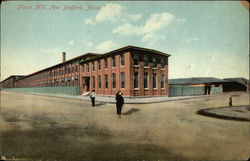 Street View of Pierce Mill New Bedford, MA Postcard Postcard Postcard