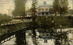 Reflective View of Thron's Pond Rome, NY Postcard Postcard Postcard