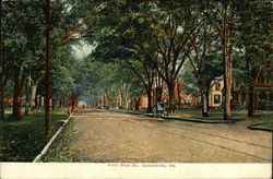 West State Street Jacksonville, IL Postcard Postcard Postcard