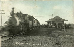 Big Four Depot Norris City, IL Postcard Postcard Postcard