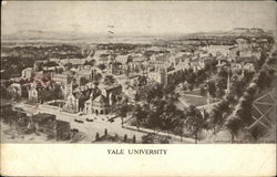 Aerial View of Yale University Postcard