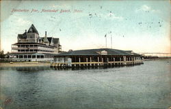 Pemberton Pier, Nantasket Beach Hull, MA Postcard Postcard Postcard