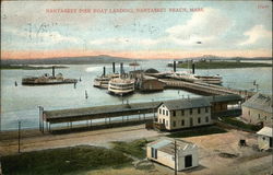 Nantasket Pier Boat Landing, Nantasket Beach Hull, MA Postcard Postcard Postcard