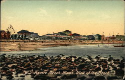 View of Beach Revere Beach, MA Postcard Postcard Postcard