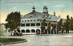 Street View Of Condits Dance Hall Postcard