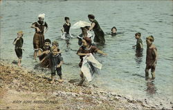 Beach Scene Nantucket, MA Postcard Postcard Postcard