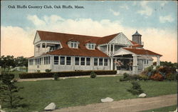 Oak Bluffs Country Club Postcard