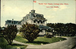 Ocean View House in Cottage City Oak Bluffs, MA Postcard Postcard Postcard