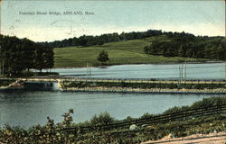 Scenic View of Fountain Street Bridge Postcard