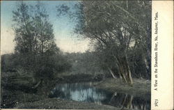 A View of the Shawsheen River North Andover, MA Postcard Postcard Postcard