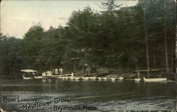 Boat Landing at Mayflower Grove Postcard