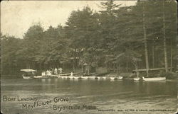 Boat Landing, Mayflower Grove Postcard