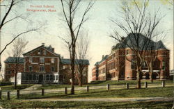 Normal School and Grounds Postcard