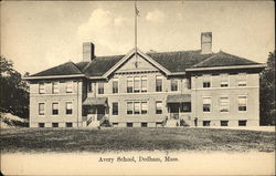 Avery School and Grounds Postcard