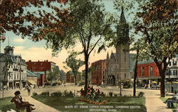 Main Street from Upper Common, Looking South Postcard