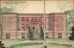 Hamilton High School Massachusetts Postcard Postcard Postcard