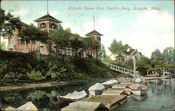 Holyoke Canoe Club, Smith's Ferry Massachusetts Postcard Postcard Postcard