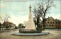 Soldiers Monument Postcard