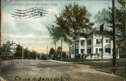 Arlington Square Haverhill, MA Postcard Postcard Postcard