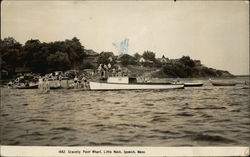 Gravelly Point Wharf, Little Neck Ipswich, MA Postcard Postcard Postcard