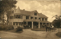 Horses and Buggies at the Lancaster Inn Massachusetts Postcard Postcard Postcard