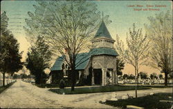 Edson Cemetery, Chapel and Driveway Lowell, MA Postcard Postcard Postcard