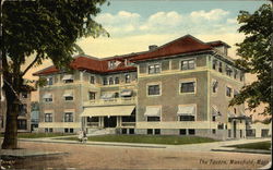 Street View of The Tavern Mansfield, MA Postcard Postcard Postcard