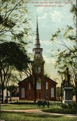 Brown Square and North Church Postcard