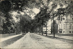 View of Wendell Avenue Pittsfield, MA Postcard Postcard Postcard