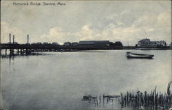 Water View of Humarock Bridge Postcard