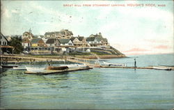 Great Hill from Steamboat Landing, Hough's Neck Postcard