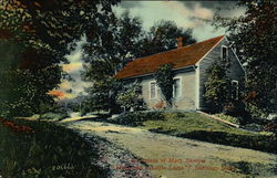 Birthplace of Mary Sawyer (Mary Had A Little Lamb) Postcard