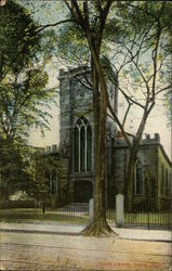 Street View of North Church Salem, MA Postcard Postcard Postcard