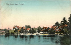 The Beach, Lake Archer Postcard