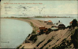 Shirley Point, from the Crest, Winthrop Beach Massachusetts Postcard Postcard Postcard