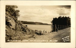 Mountain Lake at Twelvemile Bridge Postcard